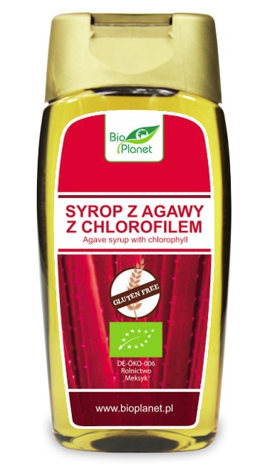 Bio Planet, Agave Syrup with Chlorophyll, 350g