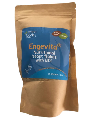 Engevita Nutritional Yeast Flakes with B12, 100g
