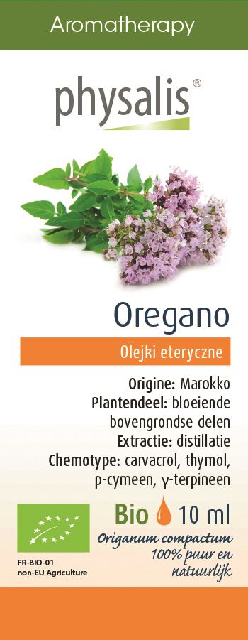 Physalis, Oregano Essential Oil, 10ml