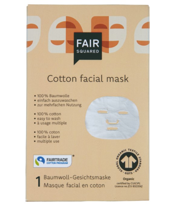 Fair Squared, Cotton Facial Mask
