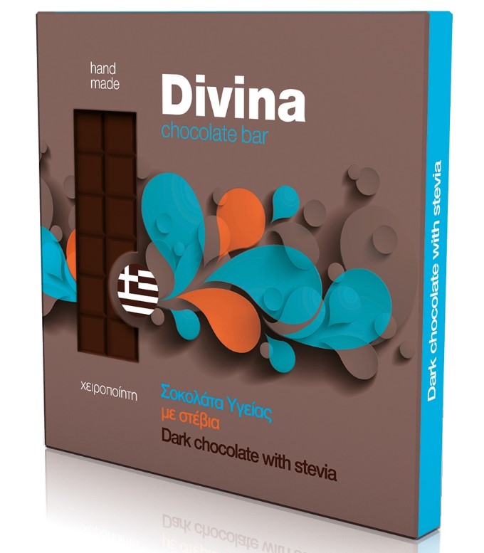 Divina, Handmade Dark Chocolate, 90g