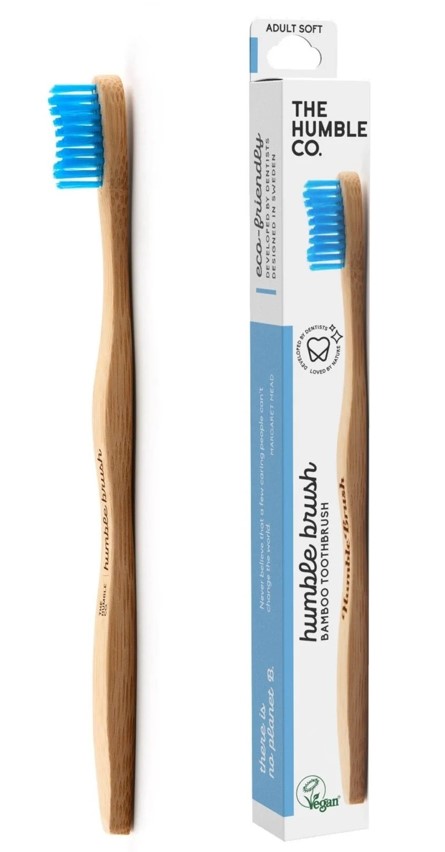 The Humble Co, Humble Brush Bamboo - Soft, Blue
