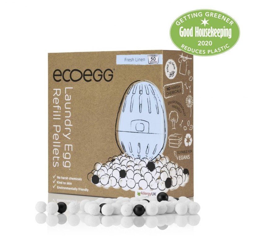 Ecoegg, Laundry Egg Refill Pellets Fresh Linen 50 Washes