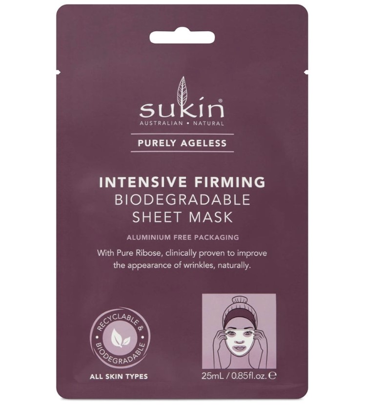 Sukin, Purely Ageless Intensive Firming Sheet Mask, 25ml