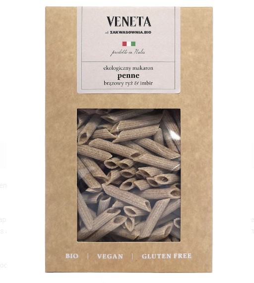 Penne Pasta Brown Rice & Ginger, 250g