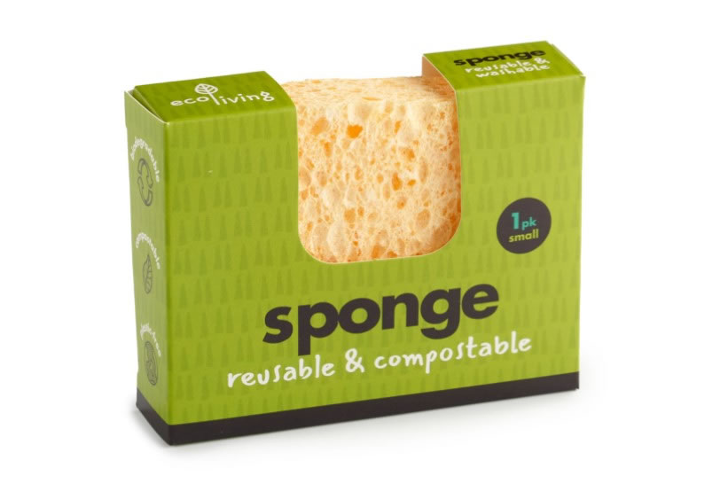 EcoLiving, Reusable & Compostable Sponge