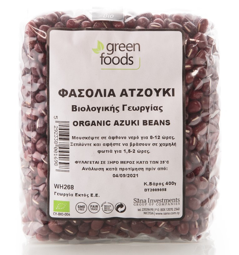 Green Foods, Azuki Red Beans, 400g