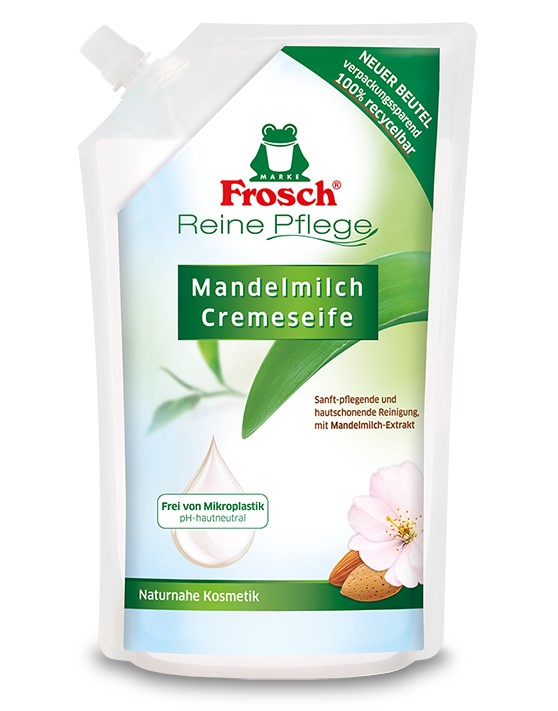 Frosch, Almond Milk Cream Soap Refill, 500ml