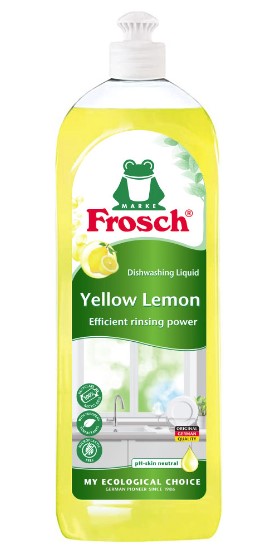 Frosch, Dishwashing Liquid Yellow Lemon, 750ml