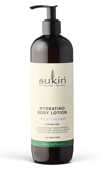 Sukin, Hydrating Body Lotion Lime & Coconut, 500ml