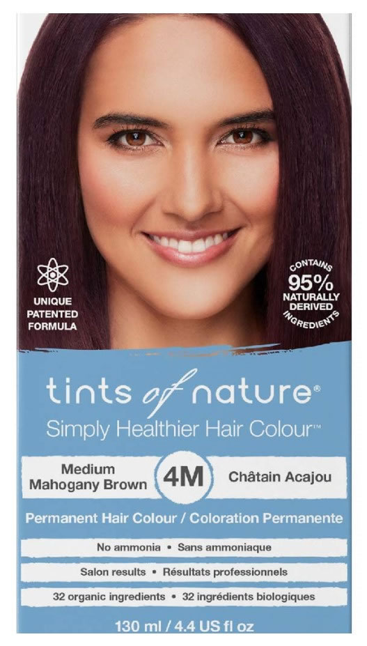 Tints of Nature, 4M Medium Mahogany Brown Permanent Hair Colour