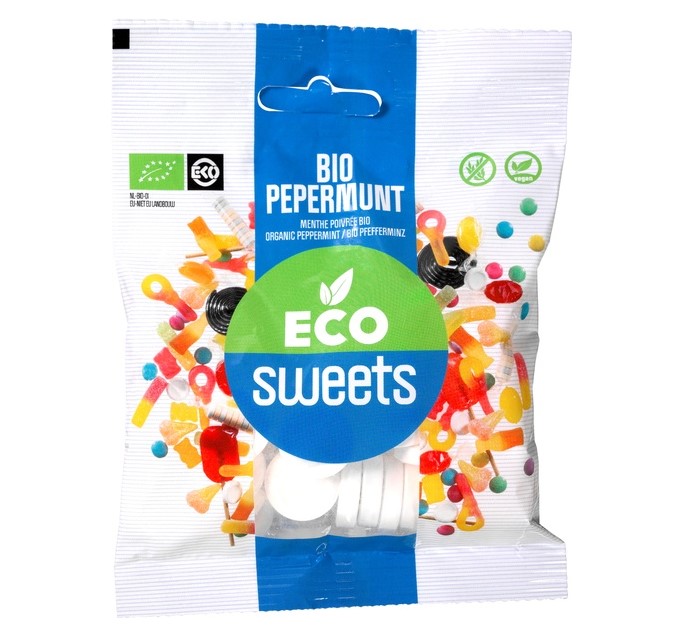 Eco Sweets, Peppermints, 75g