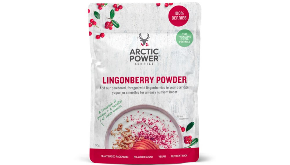 Arctic Power Berries, Lingonberry Powder, 30g