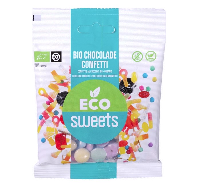 Eco Sweets, Dark Chocolate Confetti, 75g