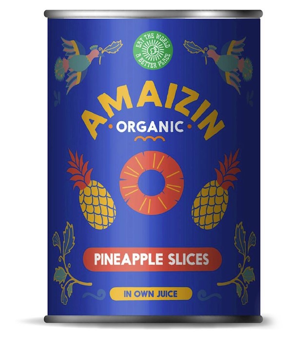 Amaizin, Slices Pineapple in Juice, 400g