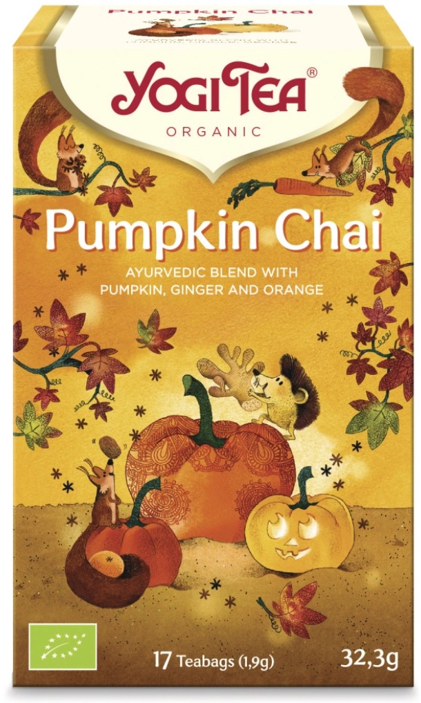 Yogi Tea, Pumpkin Chai, 17 tea bags