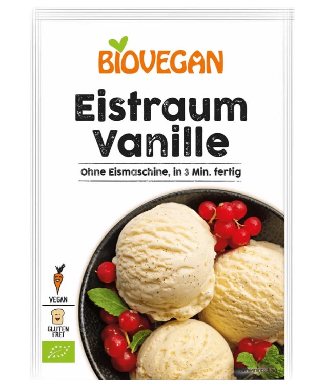 Biovegan, Ice Dream Vanilla, 77g