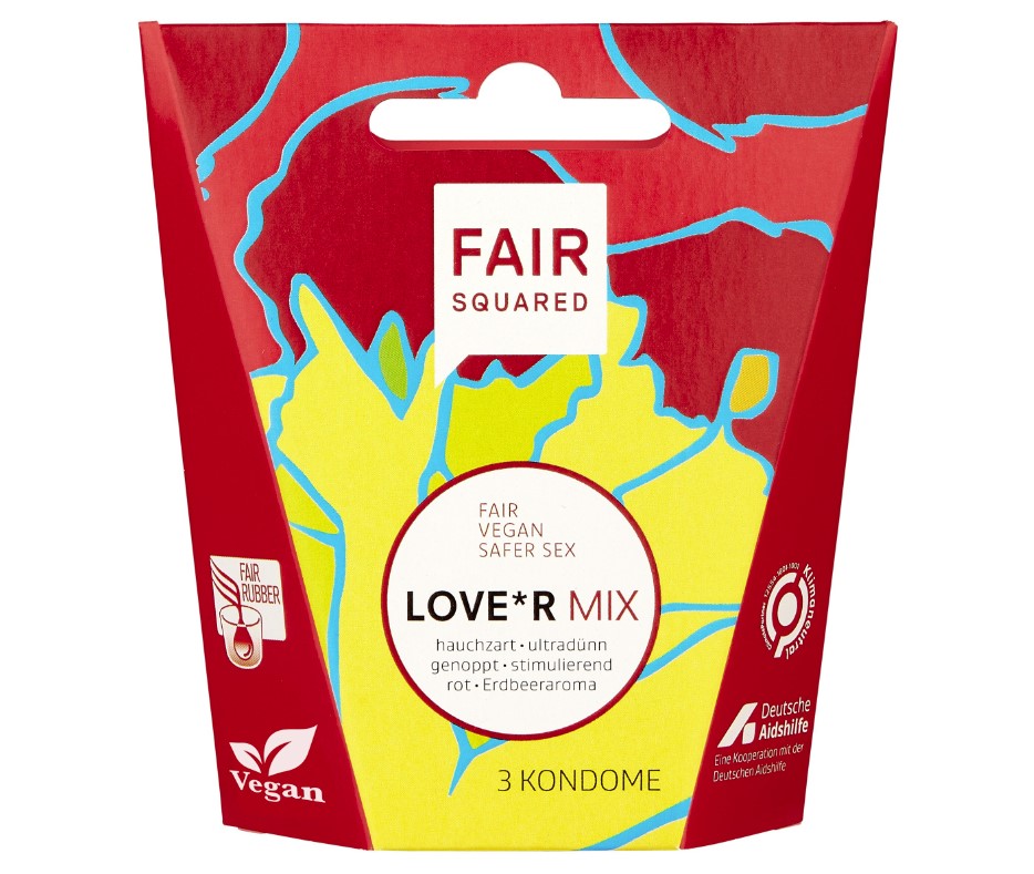 Fair Squared, Lover Mix Condoms, 3pcs