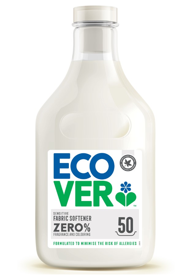 Ecover, Sensitive Fabric Softener Zero, 1.5L