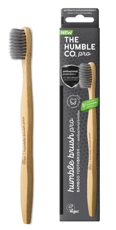 The Humble Co, Brush Bamboo Antibacterial Silver Ion - Soft
