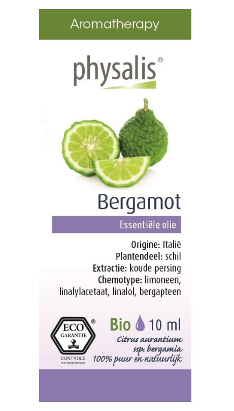 Physalis, Bergamot Essential Oil, 10ml