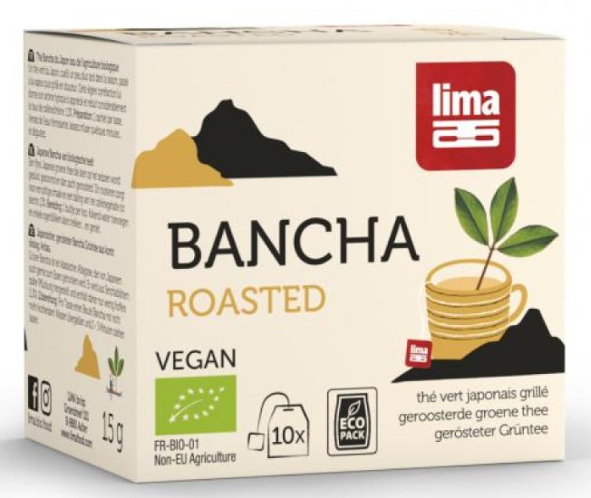 Lima, Bancha Green Tea 10 tea bags, 15g