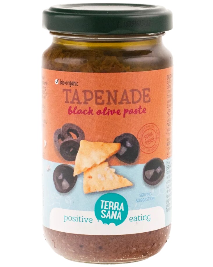 Terrasana, Tapenade Black Olive Paste, 180g