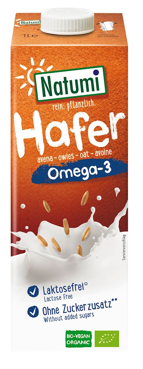 Natumi, Oat Drink Omega-3, 1L