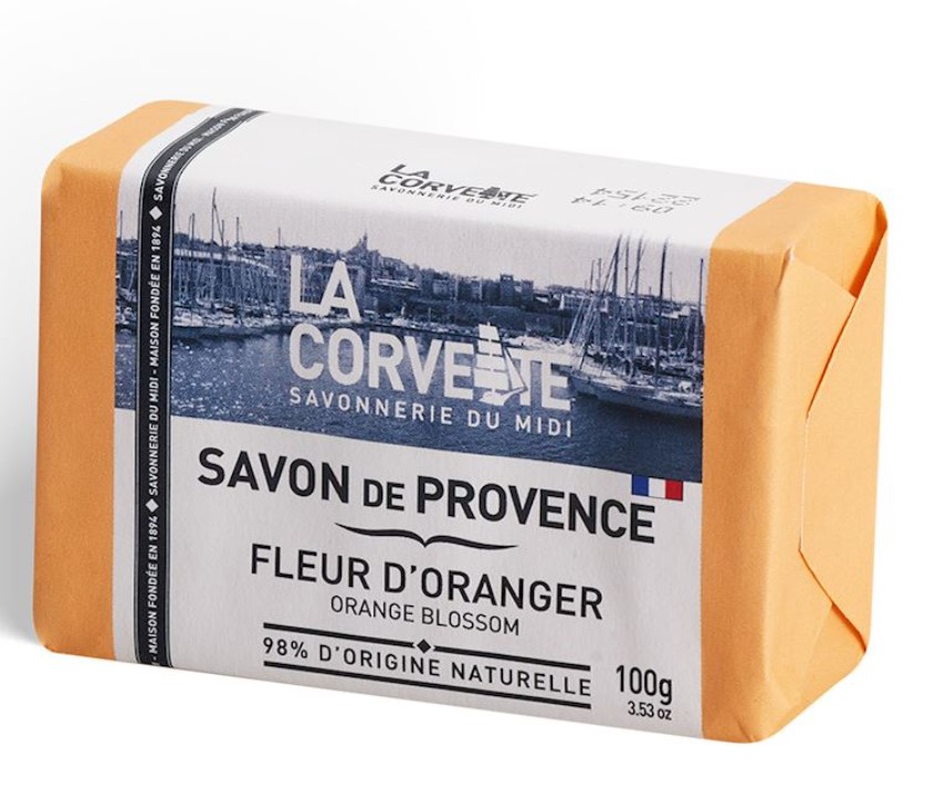 LaCorvette, Soap of Provence Orange Flower, 100g
