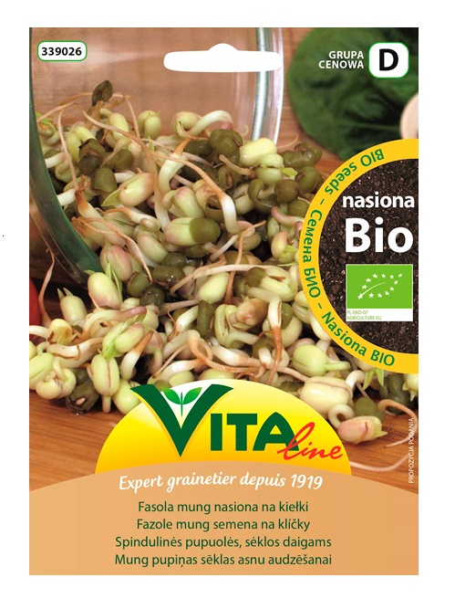 Vita Line, Mung Bean Sprouting Seeds, 30g