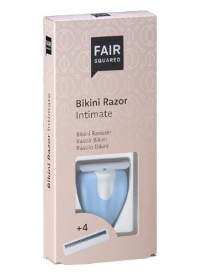 Fair Squared, Bikini Razor + with 4 Extra Blades