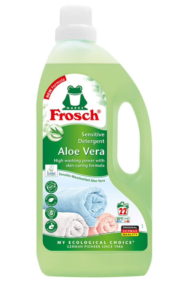 Frosch, Aloe Vera Sensitive Laundry Detergent, 1.5L