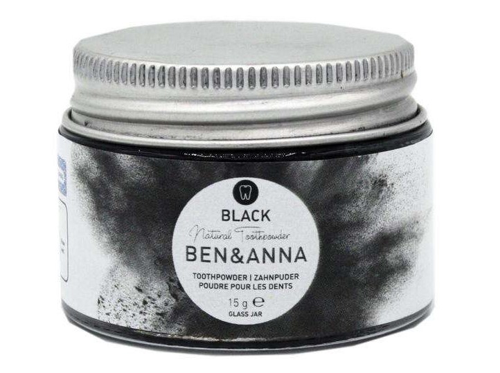Ben&Anna, Toothpowder with Activated Charcoal, 15g