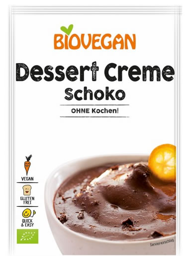 Biovegan, Dessert Cream Chocolate, 68g