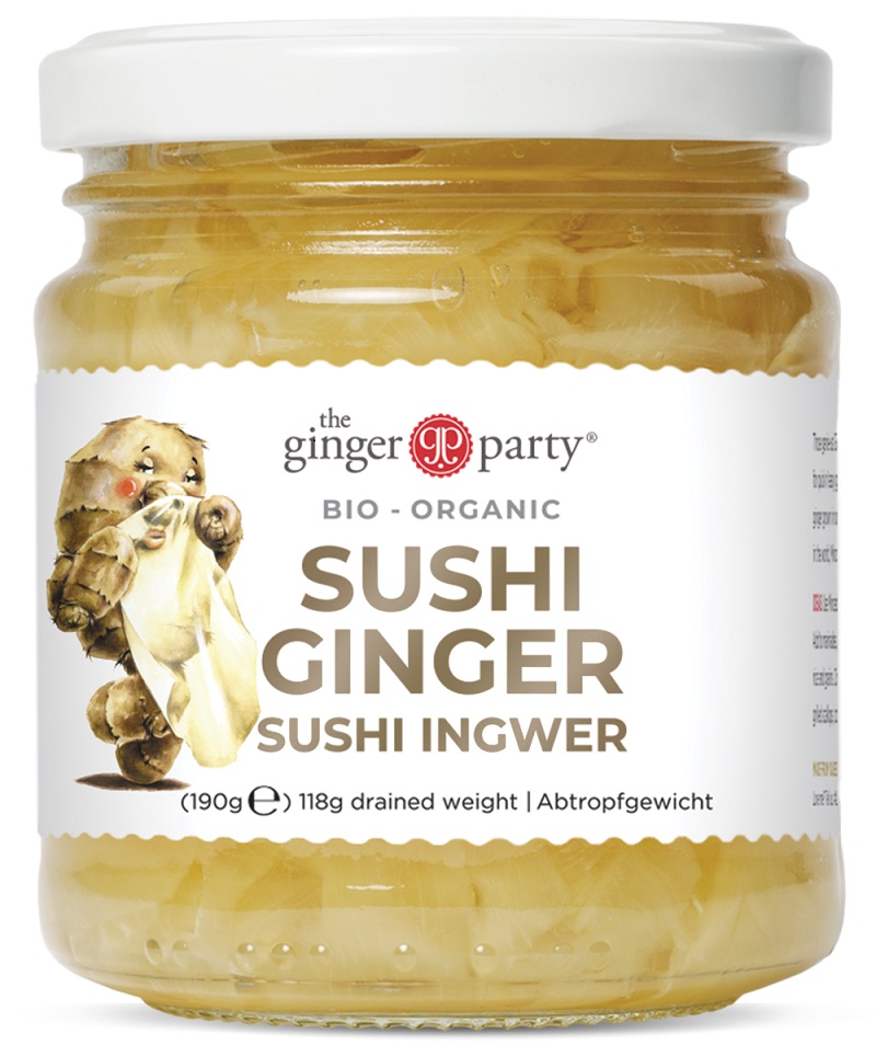 Ginger People, Marinated Ginger for Sushi, 190g
