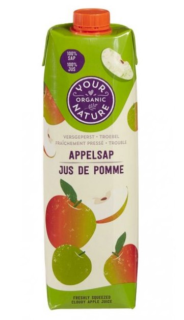 Your Organic Nature, Apple Juice, 1L