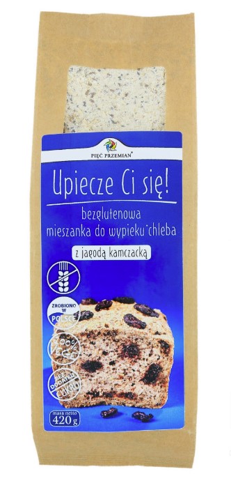 Piec Przemian, Mix for Baking Bread with Kamchatka Berry, 420g