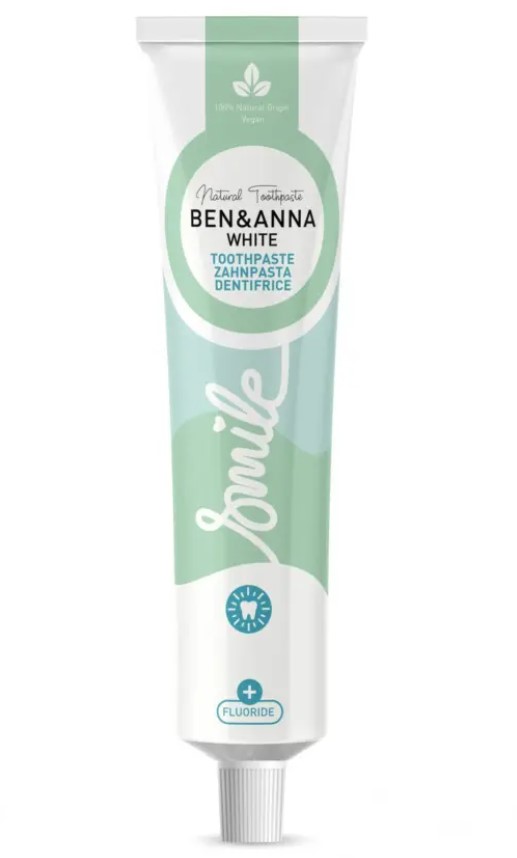 Ben&Anna, Toothpaste - White with Fluoride, 75ml