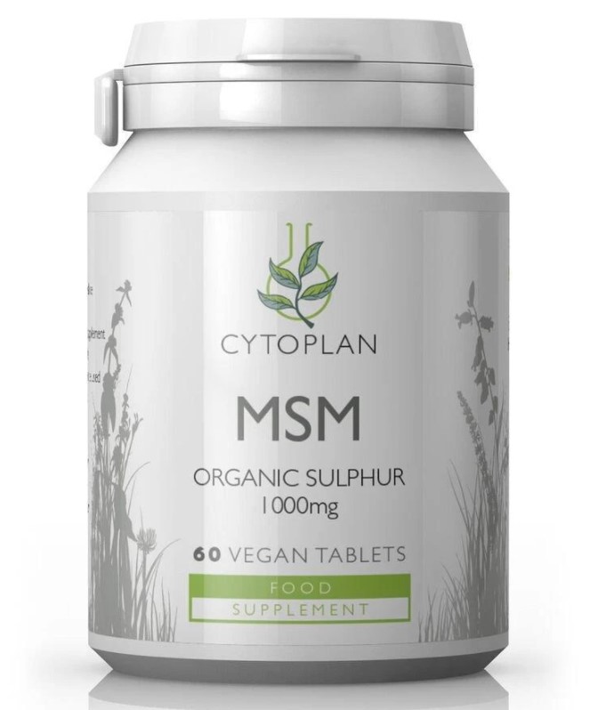 Cytoplan, MSM Organic Sulphur 1000mg, 60 tablets