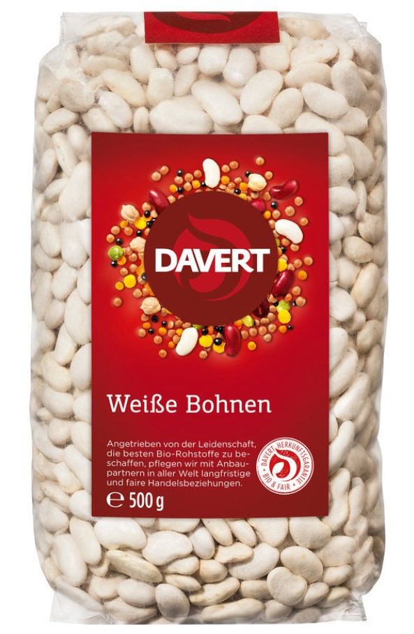 Davert, White Beans, 500g