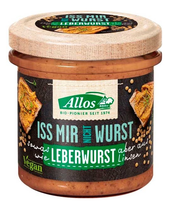 Allos, Pate A'la Sausage Leberwurst, 135g