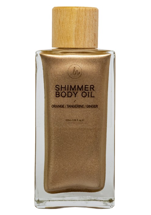 Shimmer Body Oil - Silver, 100ml