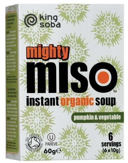 King Soba, Miso Soup with Pumpkin & Veg, 60g