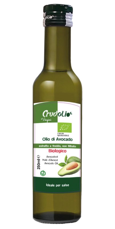 Crudolio, Avocado Oil Cold-Pressed, 250ml