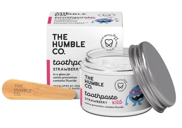 Kids Natural Toothpaste in Jar - Strawberry, 50ml