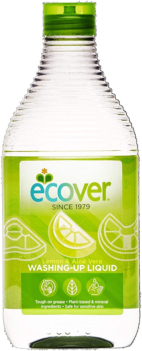 Ecover, Washing Up Liquid Lemon and Aloe Vera, 450ml
