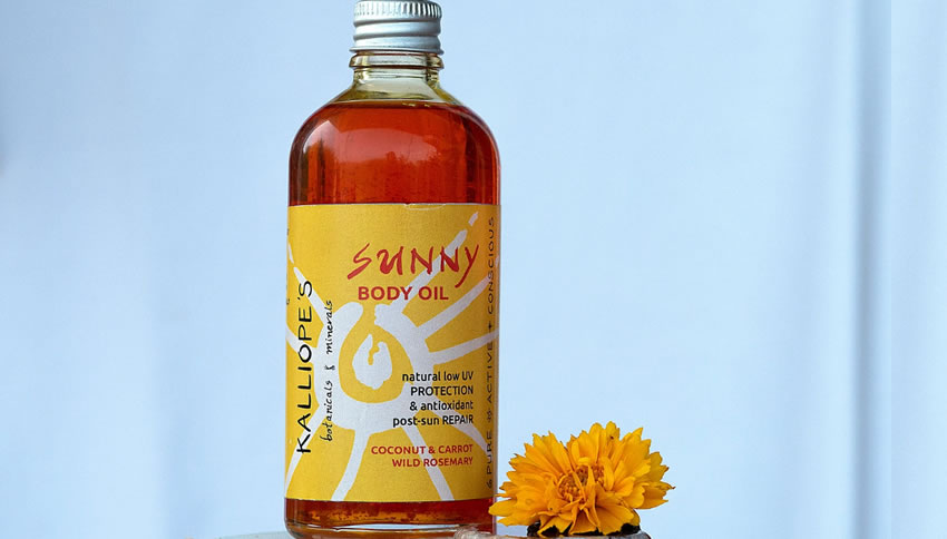 Kalliope's, Sunny Body Natural Tanning Oil - Low UV Protection, 100ml