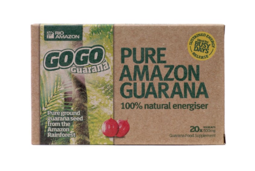 Rio Trading, Pure Amazon Guarana 500mg, 20s