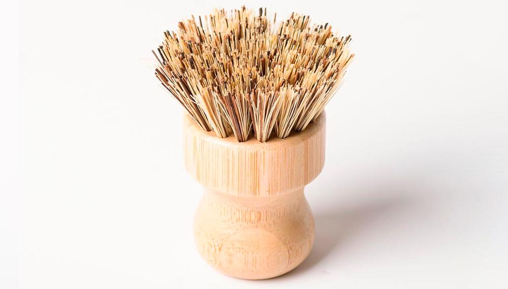 Minimal List, Mini Bamboo Pot Scrubbing Brush