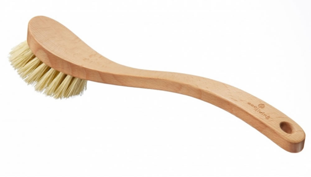 EcoLiving, Wooden Dish Brush with Plant Bristles